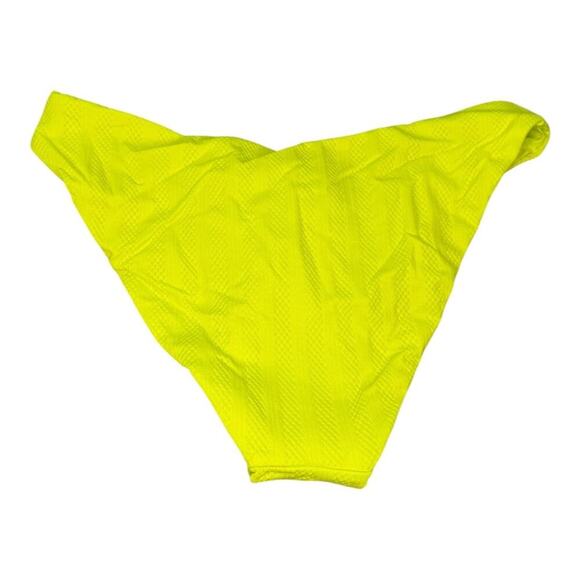 NEW BECCA by Rebecca Virtue Women’s Medium Prima Hipster Bottom Lime Green‎ NWT - Picture 3 of 5